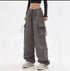 Parachute Cargo Drawstring Low Waist Pants